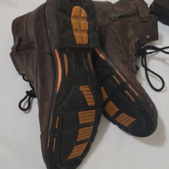 Ariat Work , side zipper Waterproof Leather Boots men's Size 6 - Picture 7 of 9